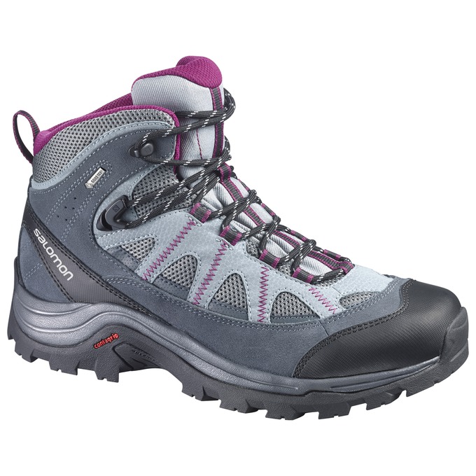 Botte Randonnée Salomon AUTHENTIC LTR GTX W Femme Argent Violette | QKIWE-1569