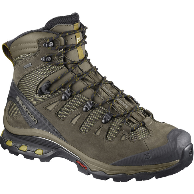 Botte Randonnée Salomon QUEST 4D 3 GTX Homme Marron Noir | ZOARW-2697