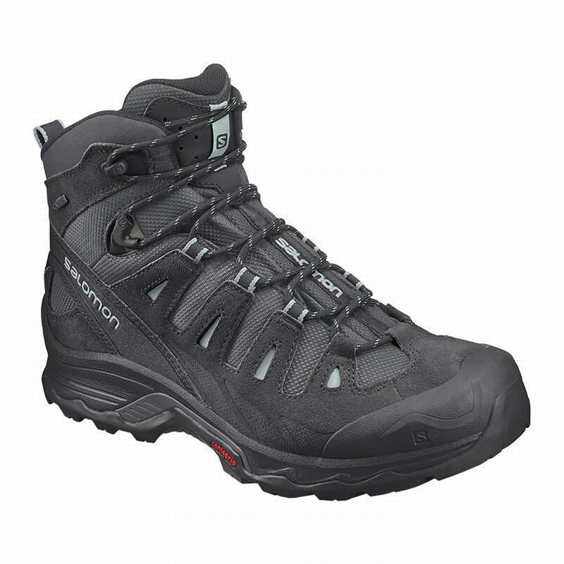 Botte Randonnée Salomon QUEST PRIME GTX W Femme Bleu Foncé Noir | BHROQ-9736