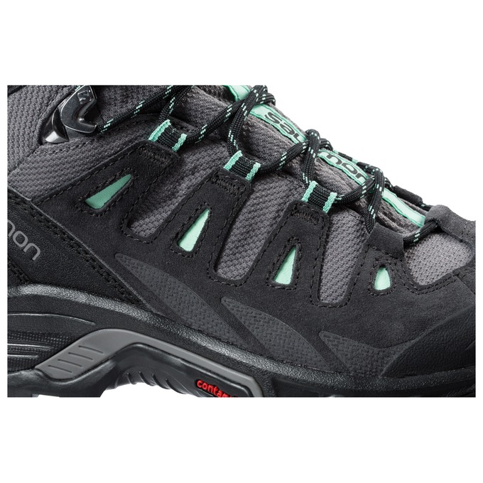 Botte Randonnée Salomon QUEST PRIME GTX W Femme Turquoise Foncé Noir | YSZNG-6280