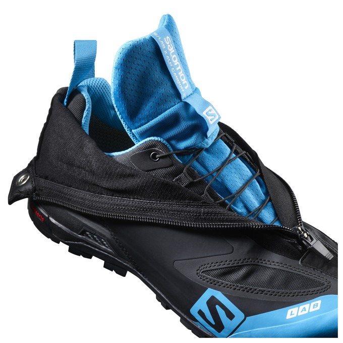 Botte Randonnée Salomon S/LAB X ALP CARBON 2 GTX Femme Noir Bleu | VSLHD-5827