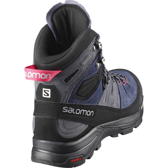 Botte Randonnée Salomon X ALP HIGH LTR GTX W Homme Bleu Clair Noir | MVFEA-3216