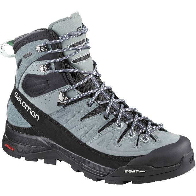 Botte Randonnée Salomon X ALP HIGH LTR GTX W Homme Bleu Clair Noir | MVFEA-3216