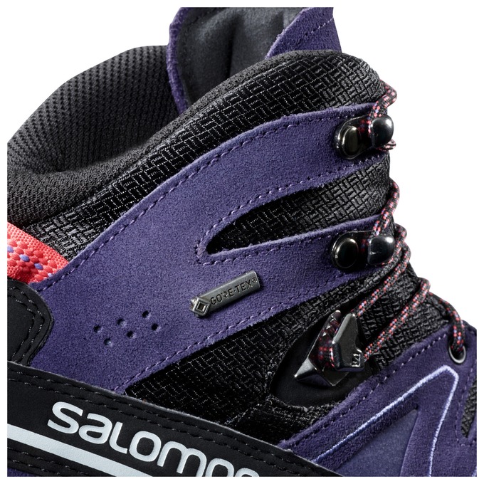 Botte Randonnée Salomon X ALP MID LTR GTX W Femme Noir Violette | PJGNX-2130