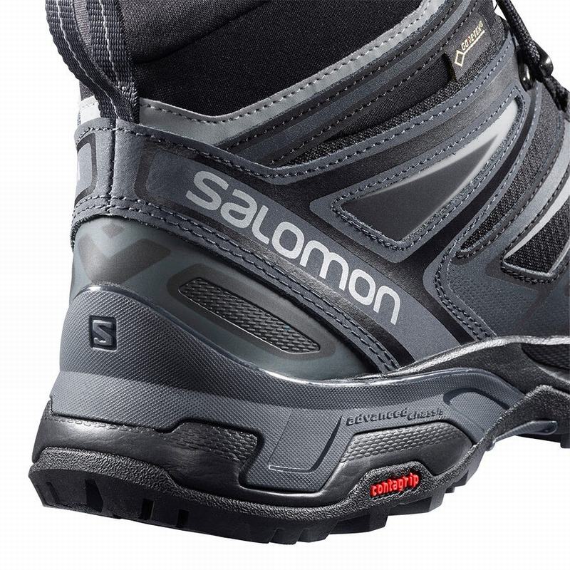 Botte Randonnée Salomon X ULTRA 3 MID GORE-TEX Homme Noir | HQCYZ-6207