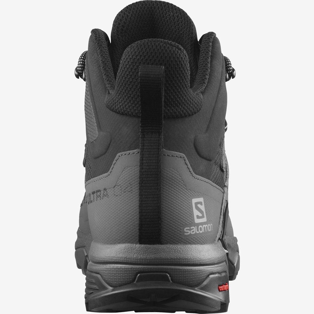 Botte Randonnée Salomon X ULTRA 4 MID WIDE GORE-TEX Homme Noir | SBGMX-4076