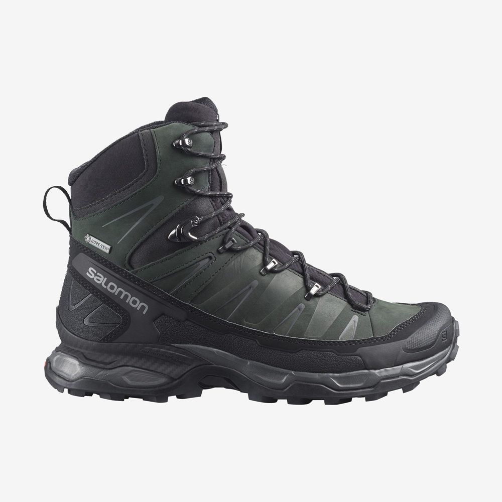 Botte Randonnée Salomon X ULTRA TREK GORE-TEX Homme Vert | ECPSR-5410