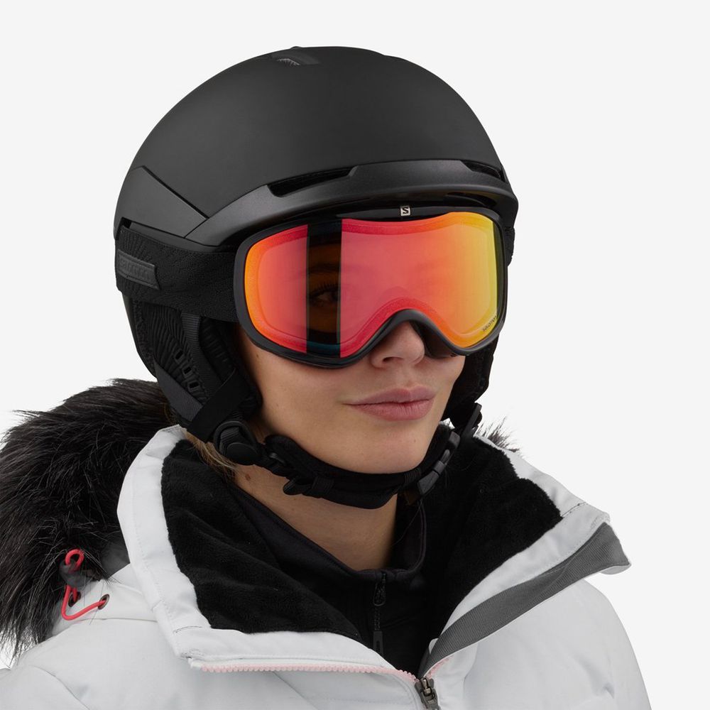 Casques Salomon QUEST ACCESS Femme Noir | QYCHL-6805