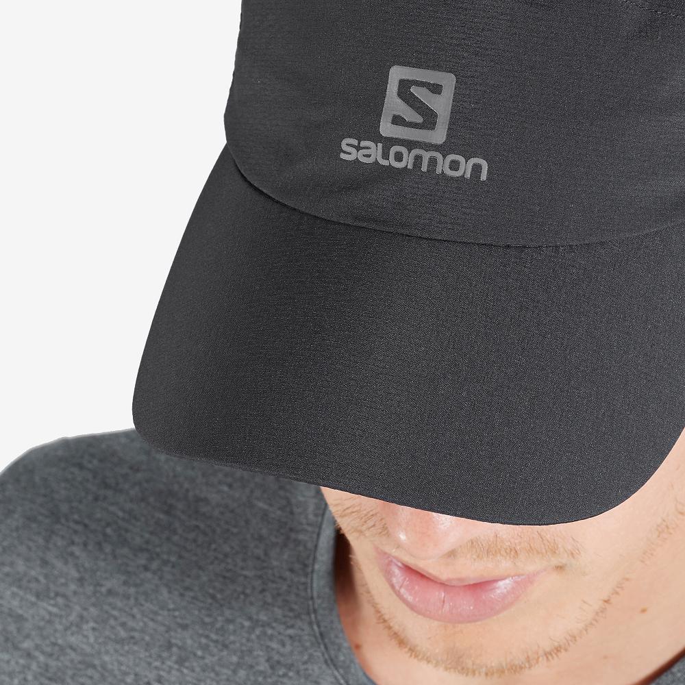 Casquettes Salomon WATERPROOF Homme Noir | USQPB-0269