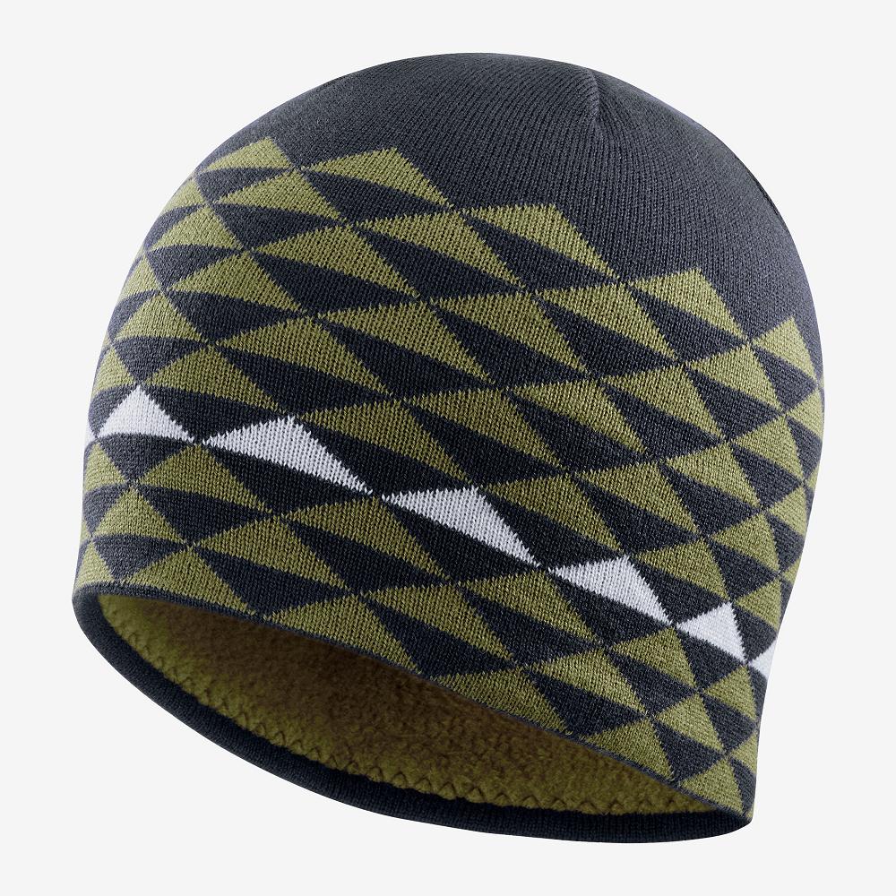 Chapeaux Salomon GRAPHIC Homme Vert | QFEZA-8205