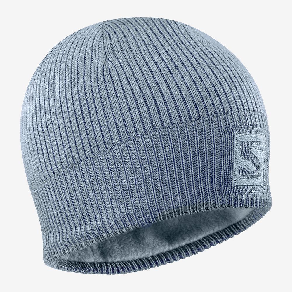 Chapeaux Salomon LOGO Homme Bleu | IFTNY-4735