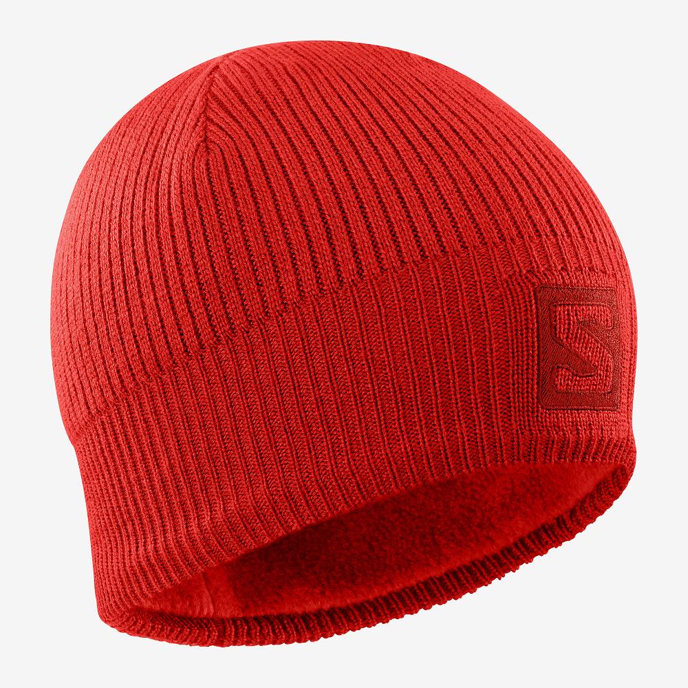 Chapeaux Salomon LOGO Homme Rouge | AYKDO-0895