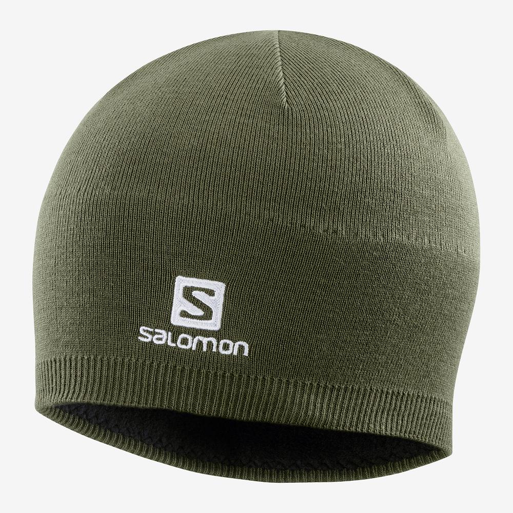 Chapeaux Salomon RS WARM Homme Vert | KUPVI-2619