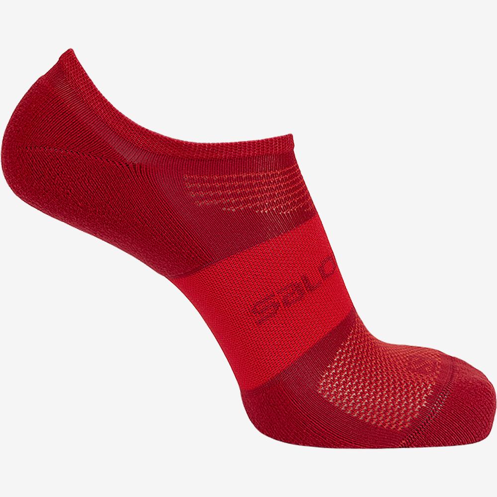 Chaussette Salomon SONIC 2-PACK Homme Rouge | KOCBQ-3960