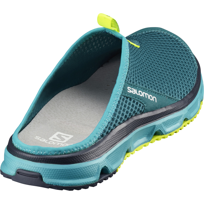 Chausson Salomon RX SLIDE 3.0 W Femme Bleu | POECR-7463