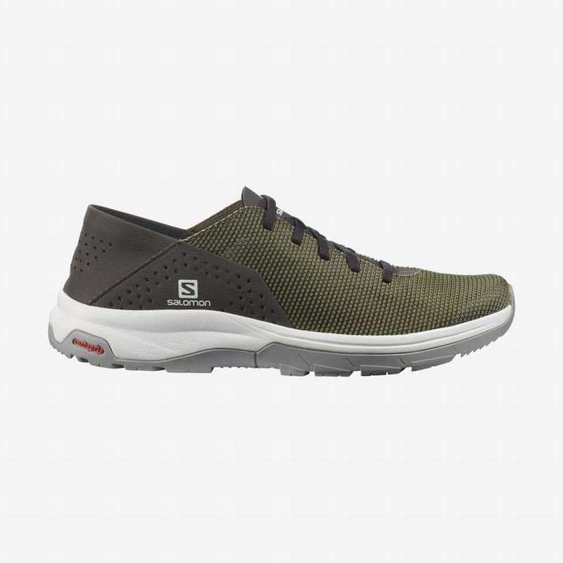 Chausson Salomon TECH LITE Homme Vert Foncé | CPJQN-1062