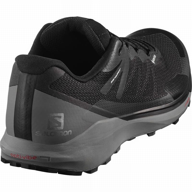 Chaussure Running Salomon SENSE RIDE 3 GTX INVIS. FIT Homme Noir | RXZUJ-6281