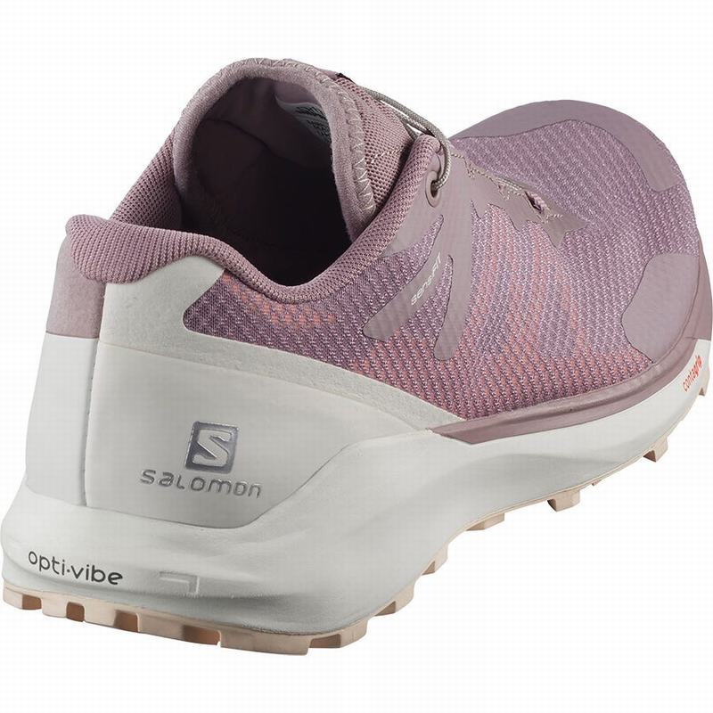 Chaussure Running Salomon SENSE RIDE 3 W Femme Rose | KYSDE-0165