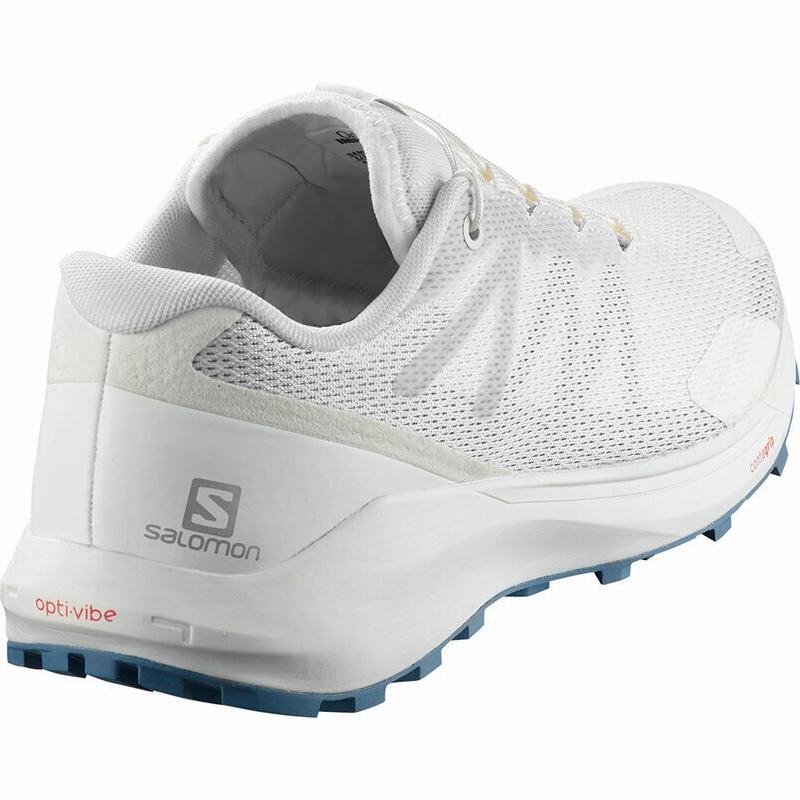 Chaussure Running Salomon SENSE RIDE 3 W Femme Blanche | MGDHR-1328