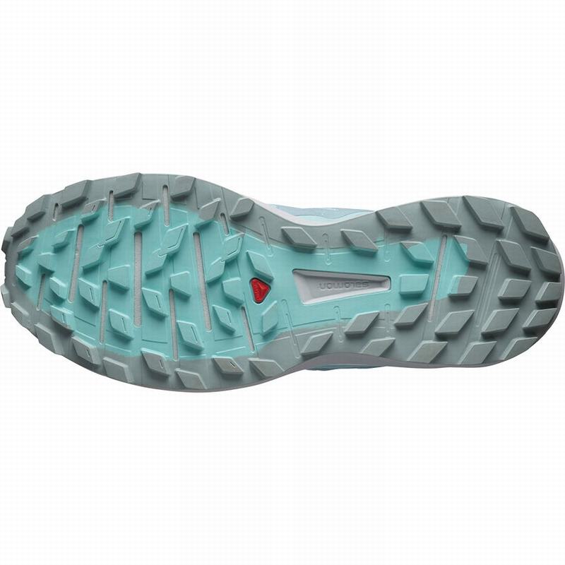 Chaussure Running Salomon SENSE RIDE 4 Femme Turquoise | QEZRS-9813