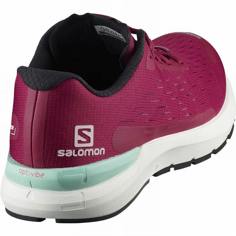 Chaussure Running Salomon SONIC 3 BALANCE W Femme Rouge Blanche | ORHKQ-4052