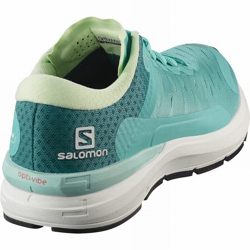 Chaussure Running Salomon SONIC 3 CONFIDENCE W Femme Turquoise Blanche | MOLIP-6790