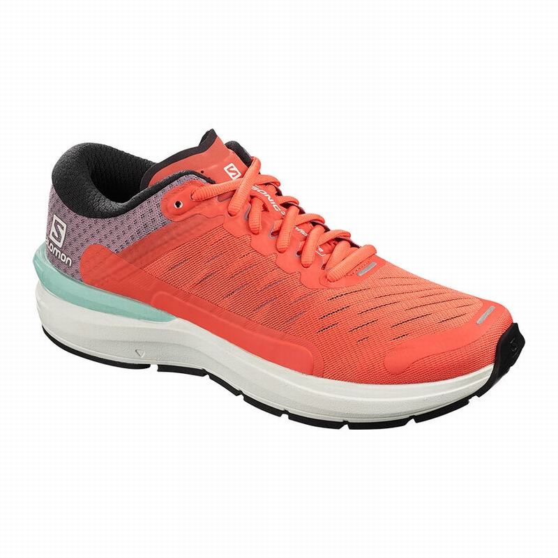 Chaussure Running Salomon SONIC 3 CONFIDENCE W Femme Marron Blanche | POSQN-5702