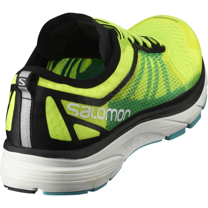 Chaussure Running Salomon SONIC RA Homme Noir Blanche | QVEMJ-4068