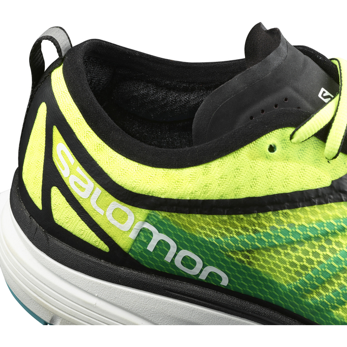 Chaussure Running Salomon SONIC RA Homme Fluorescente Jaune | GNQKI-9326