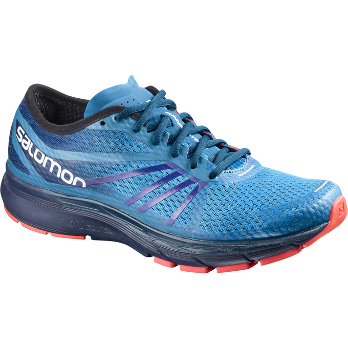 Chaussure Running Salomon SONIC RA PRO Homme Bleu Bleu Marine | OLNGA-5792