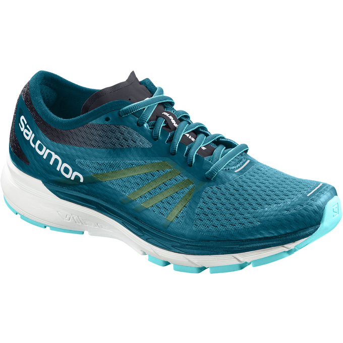 Chaussure Running Salomon SONIC RA PRO W Femme Turquoise | HIMTE-9432