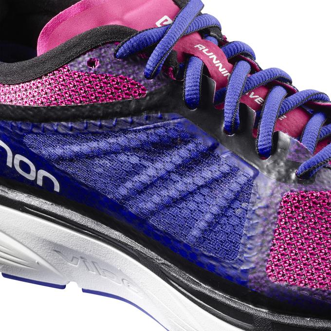 Chaussure Running Salomon SONIC RA W Femme Rose Bleu | MHXPL-2438