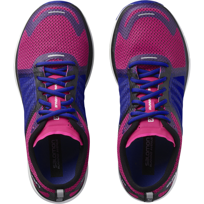 Chaussure Running Salomon SONIC RA W Femme Rose Bleu | MHXPL-2438