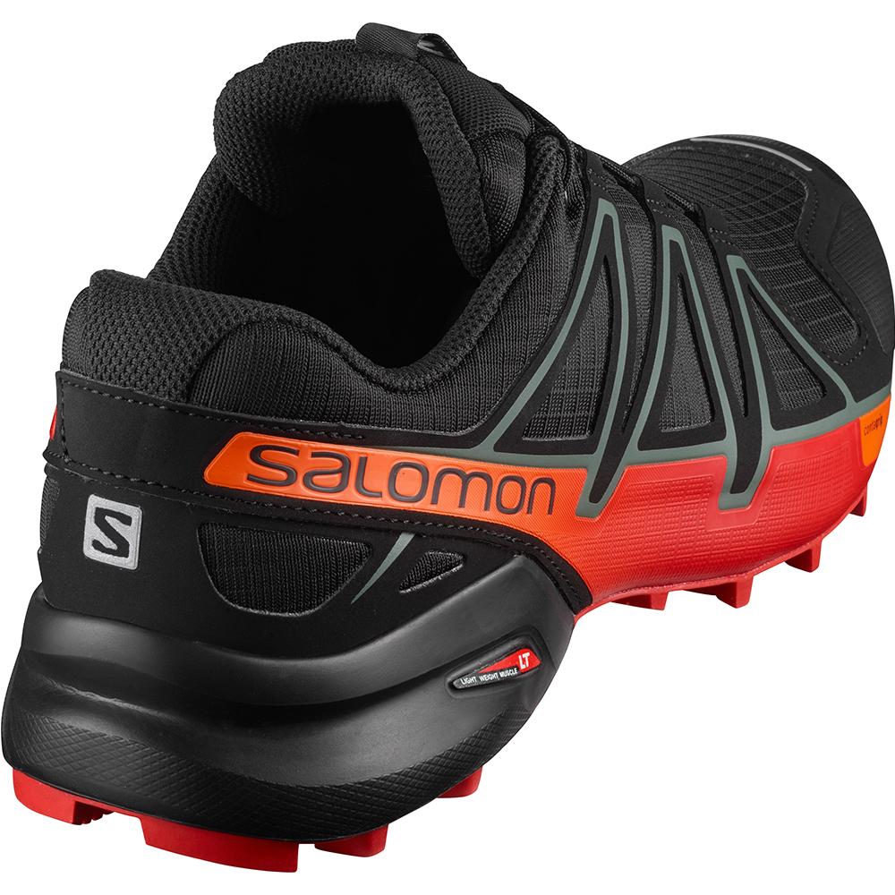 Chaussure Running Salomon SPEEDCROSS 4 Homme Noir | MSNFB-7960