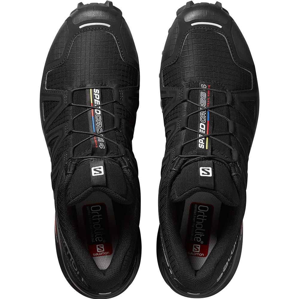 Chaussure Running Salomon SPEEDCROSS 4 Homme Noir | WSYIK-0896