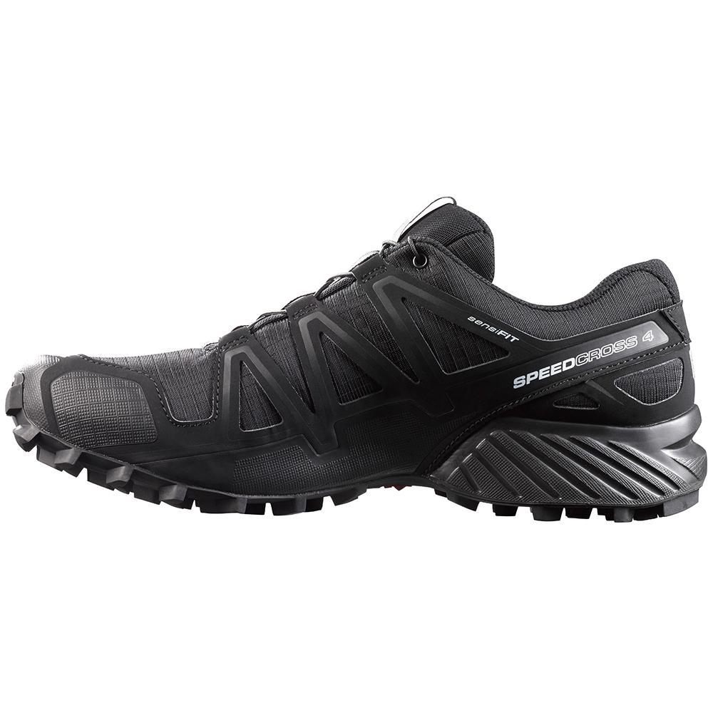 Chaussure Running Salomon SPEEDCROSS 4 Homme Noir | WSYIK-0896