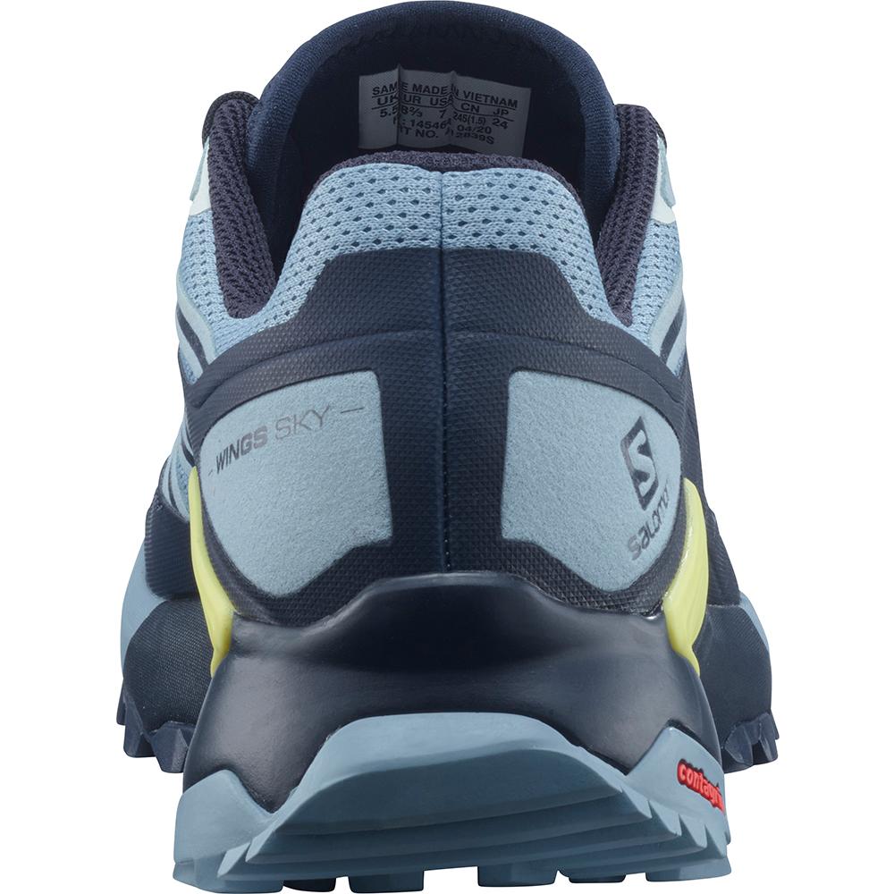 Chaussure Running Salomon WINGS SKY W Femme Bleu | AJHOV-1590