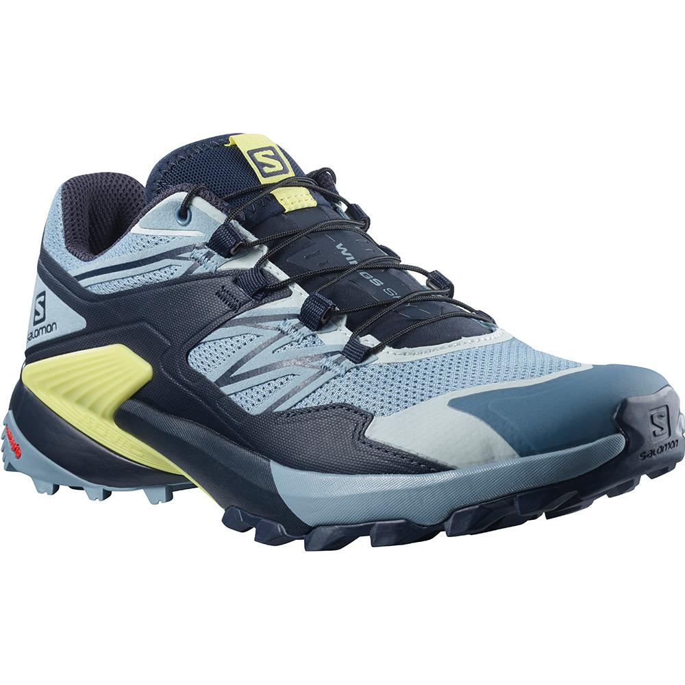 Chaussure Running Salomon WINGS SKY W Femme Bleu | AJHOV-1590