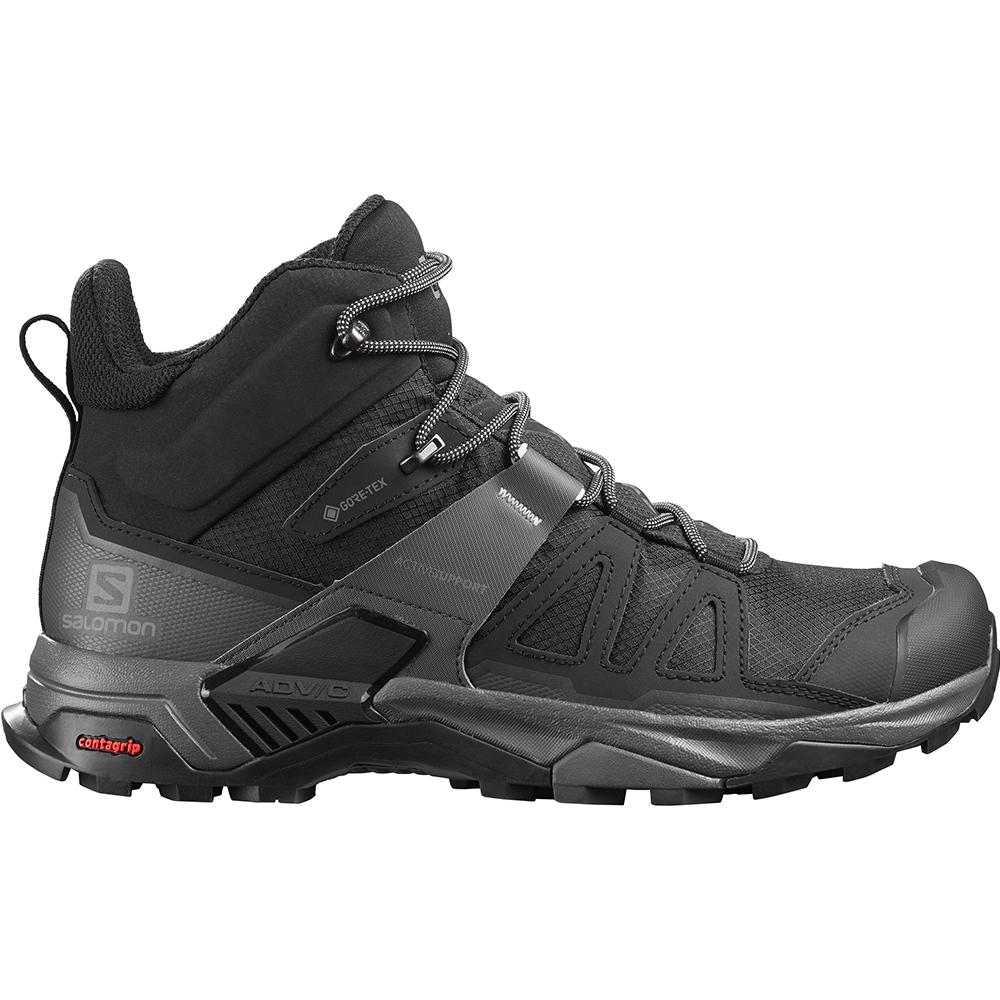 Chaussure Running Salomon X ULTRA 4 MID GORE-TEX Homme Noir | MFGWU-8294