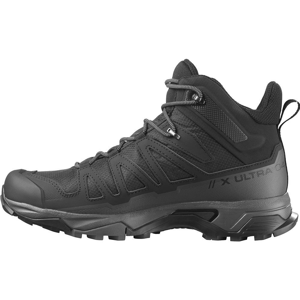 Chaussure Running Salomon X ULTRA 4 MID GORE-TEX Homme Noir | MFGWU-8294