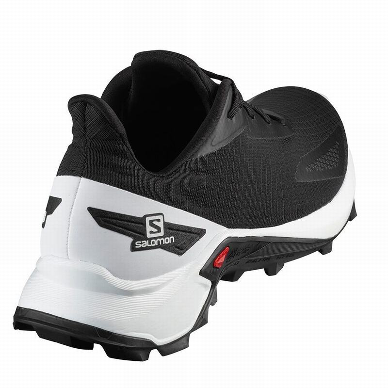 Chaussure Trail Running Salomon ALPHACROSS BLAST Homme Noir Blanche | DFWZG-1594