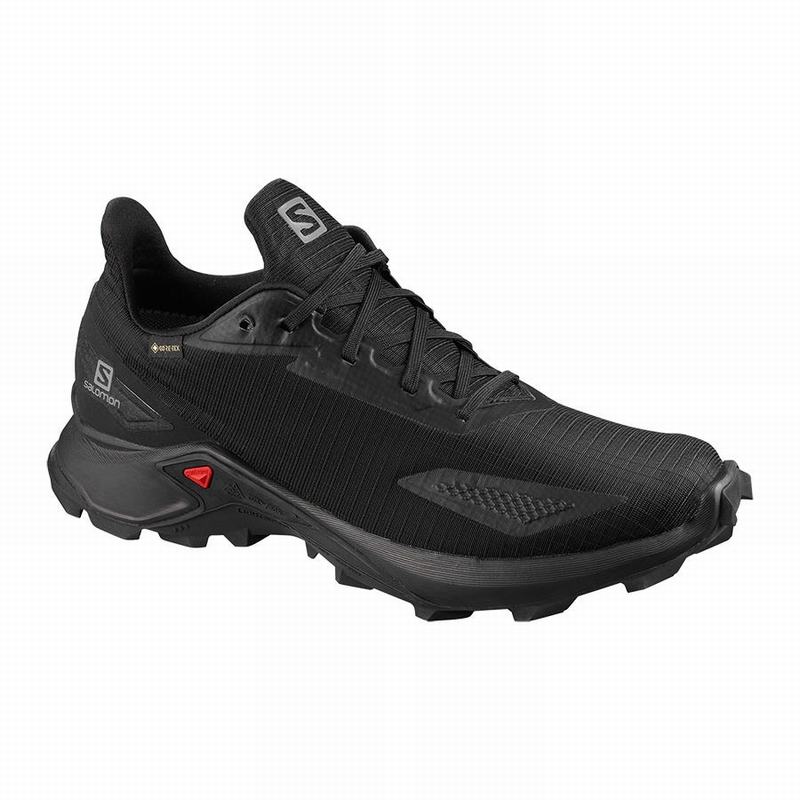 Chaussure Trail Running Salomon ALPHACROSS BLAST GTX Homme Noir | DVEZY-8236