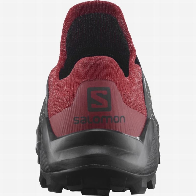 Chaussure Trail Running Salomon CROSS /PRO Homme Rouge Noir | VYEPZ-1706