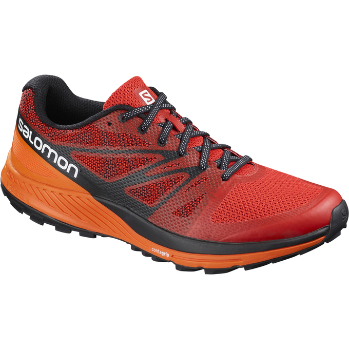 Chaussure Trail Running Salomon SENSE ESE Homme Rouge Orange | CKMPN-6503