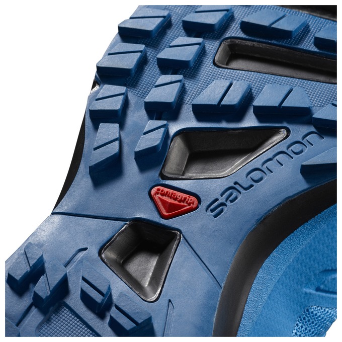 Chaussure Trail Running Salomon SENSE PRO 2 Homme Bleu Noir | WHRMI-6823