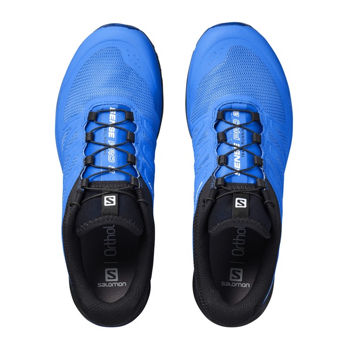 Chaussure Trail Running Salomon SENSE PRO 2 Homme Bleu Noir | WHRMI-6823