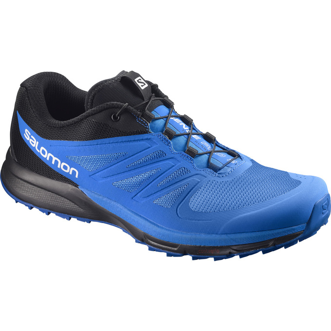 Chaussure Trail Running Salomon SENSE PRO 2 Homme Bleu Noir | WHRMI-6823