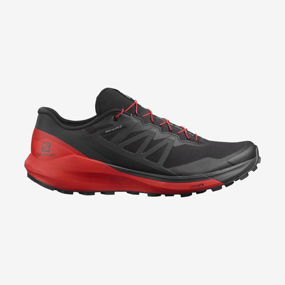 Chaussure Trail Running Salomon SENSE RIDE 4 Homme Bleu Noir | IDTEG-5279