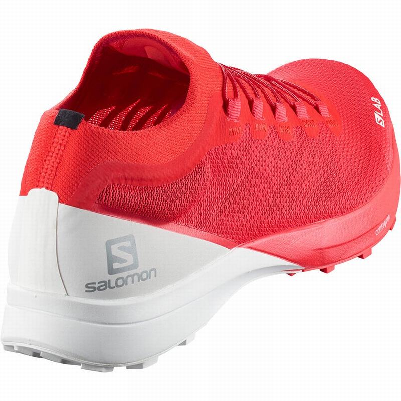 Chaussure Trail Running Salomon S/LAB SENSE 8 Homme Rouge Blanche | HCKLN-8491