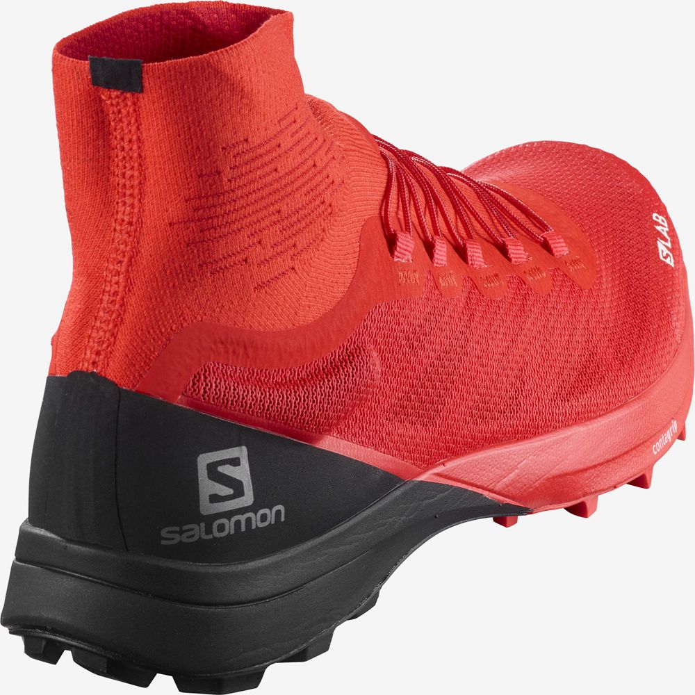 Chaussure Trail Running Salomon S/LAB SENSE 8 SG Homme Rouge | YFDRP-1235